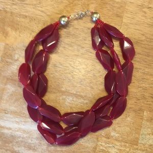 Large beaded necklace